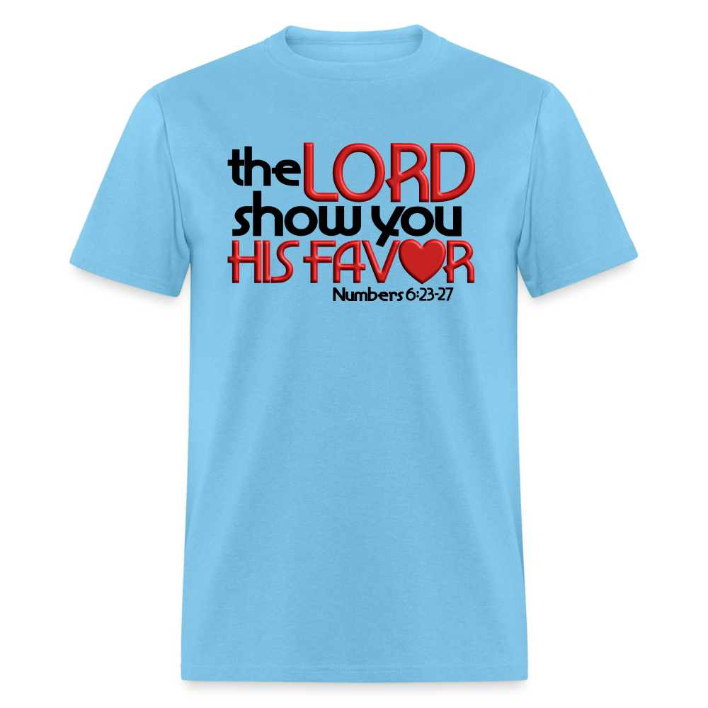 The Lord Show You His Favor - aquatic blue