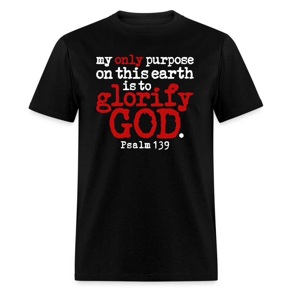 Only Purpose Glorify God - black