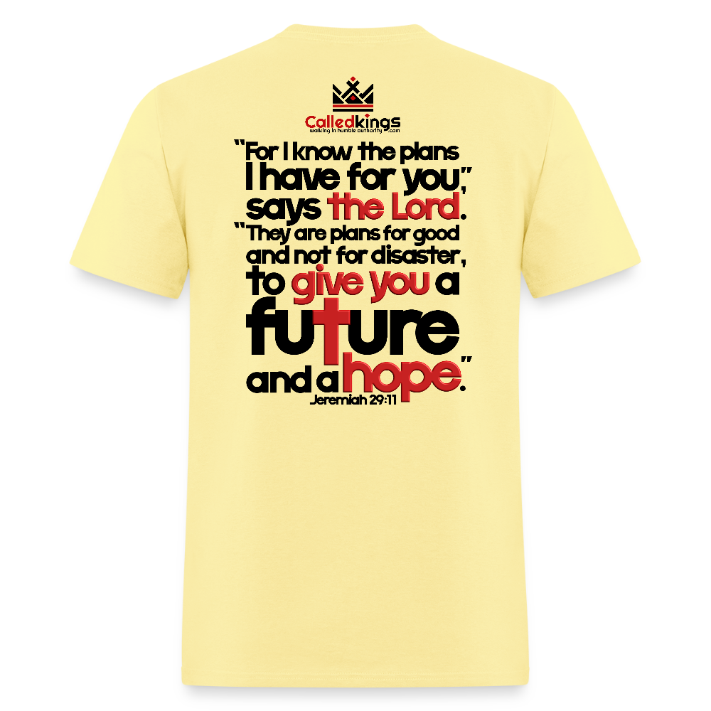 He Knows Expect Victory - cornsilk