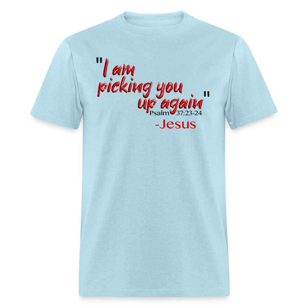 I Am Picking You Up Again - powder blue