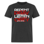 Repent Pray Listen Obey w/Scripture - heather black