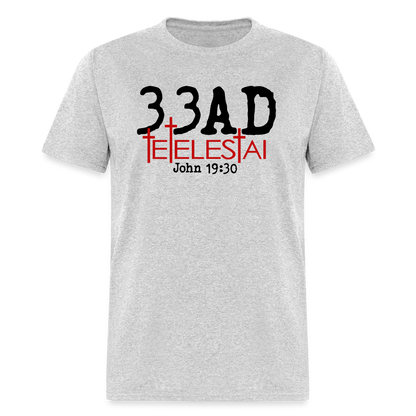 33AD Tetelestai - heather gray