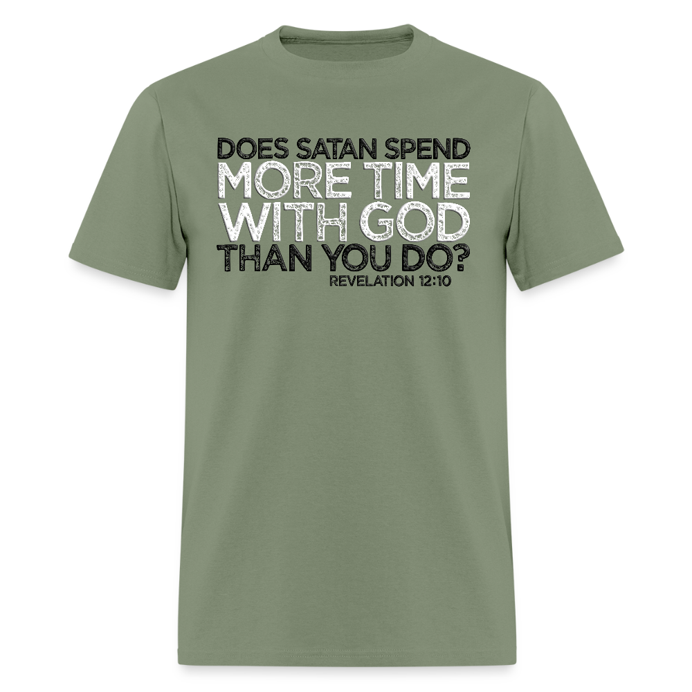 More Time With God - military green
