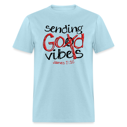 Sending God Vibes - powder blue