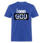 I See God in You - royal blue
