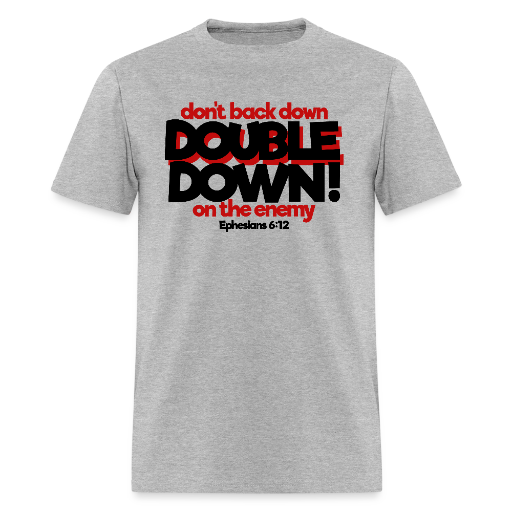 Double Down - heather gray