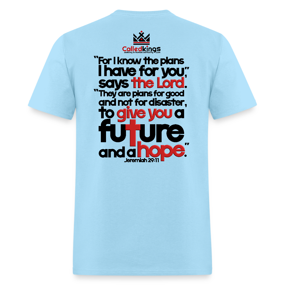 He Knows Expect Victory - powder blue