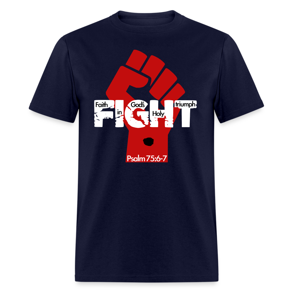 FIGHT with Fist - navy