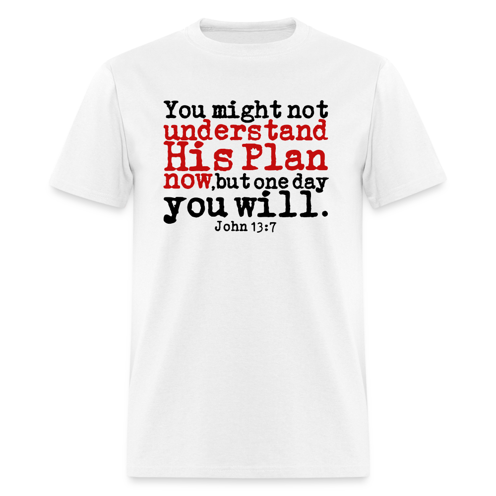 Understand His Plan Now - white