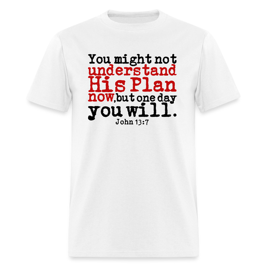 Understand His Plan Now - white