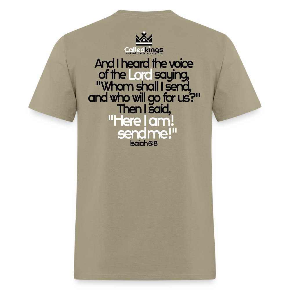 Here I am, send me - khaki