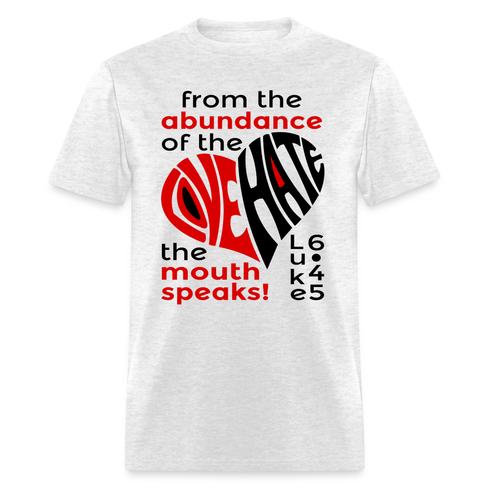 Abundance of Heart - light heather gray