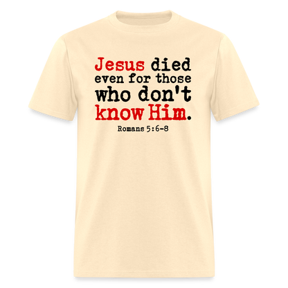 Jesus Died Even for Those Who Don't Know Him - natural