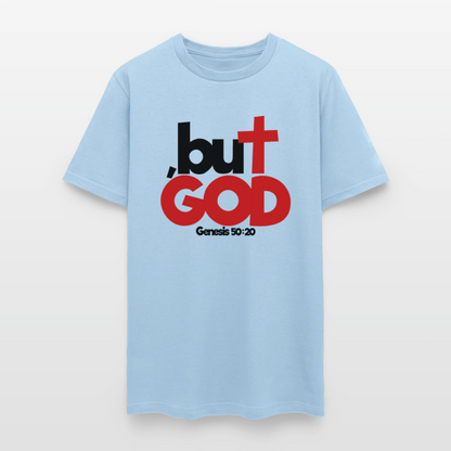 But God - powder blue