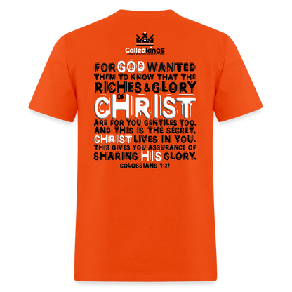 Godma Exixts Loudly In Me - orange