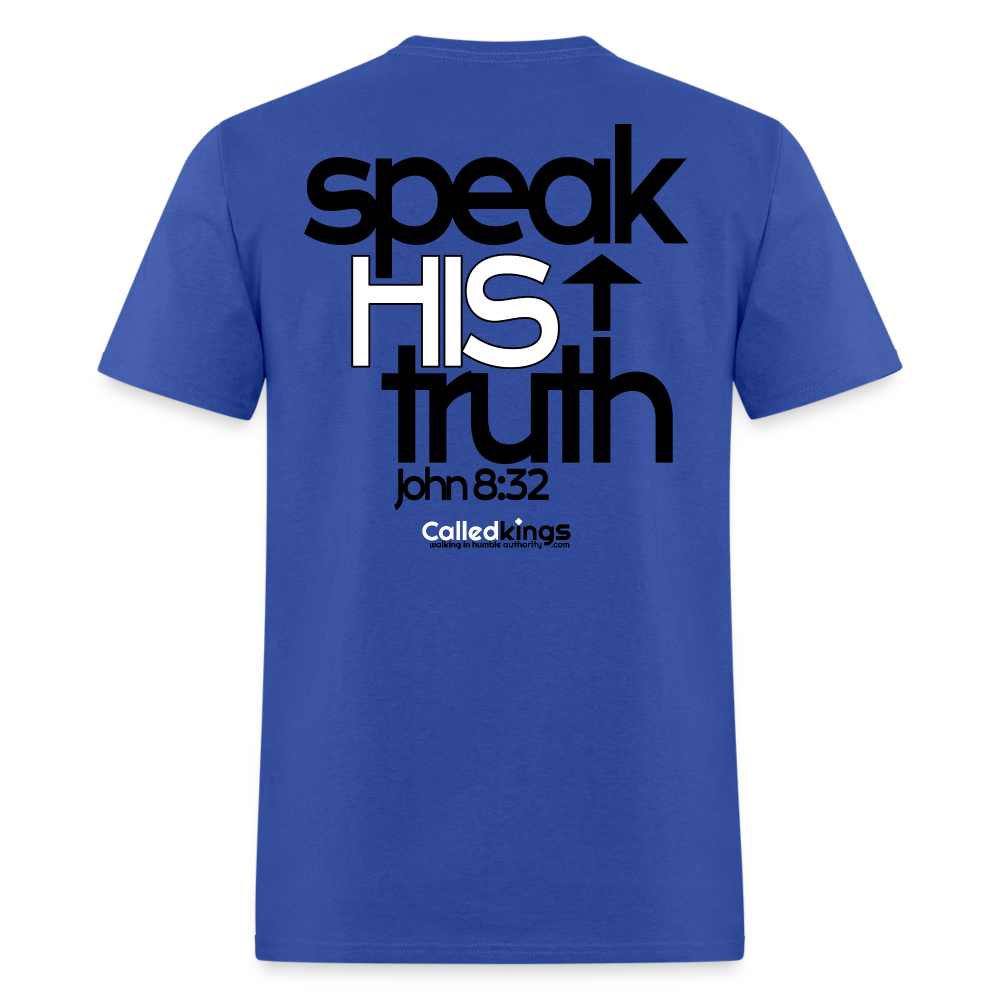 WTBSF? Speak His Truth - royal blue