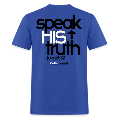 WTBSF? Speak His Truth - royal blue