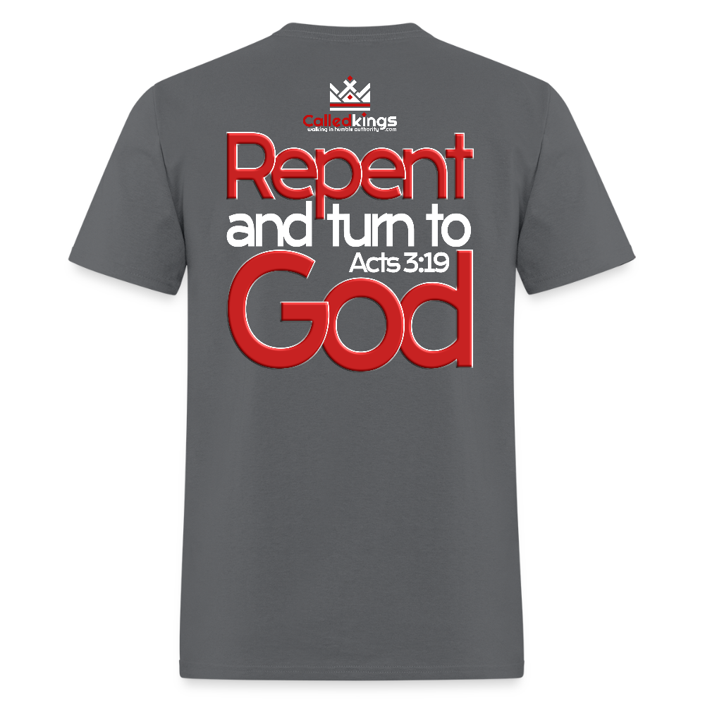 WTBSF? Repent and Turn to God - charcoal