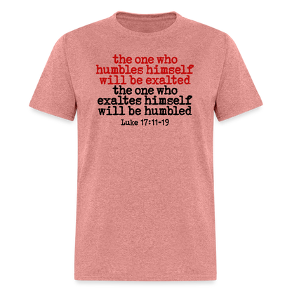 One Who Humbles Himself - heather mauve