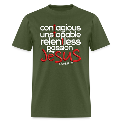Passion for Jesus - military green