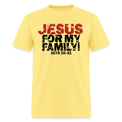 Jesus for My Family - cornsilk