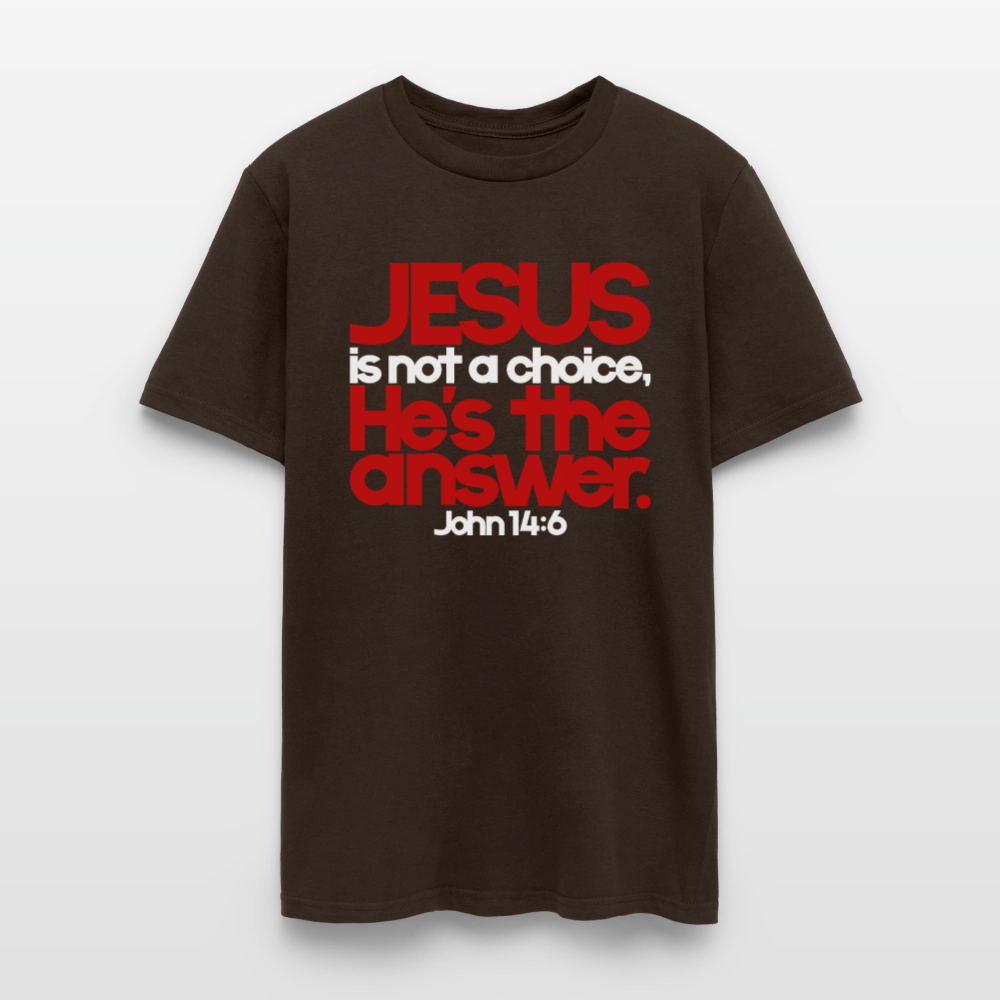 Jesus Is the Answer - brown