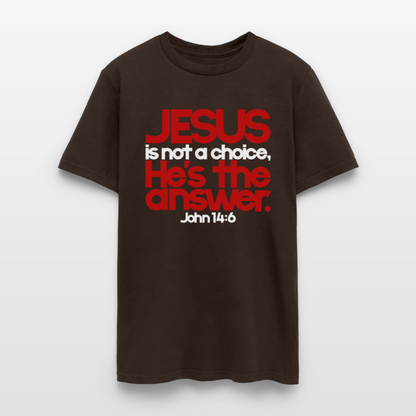 Jesus Is the Answer - brown