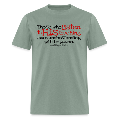 Listen to His Teaching - sage