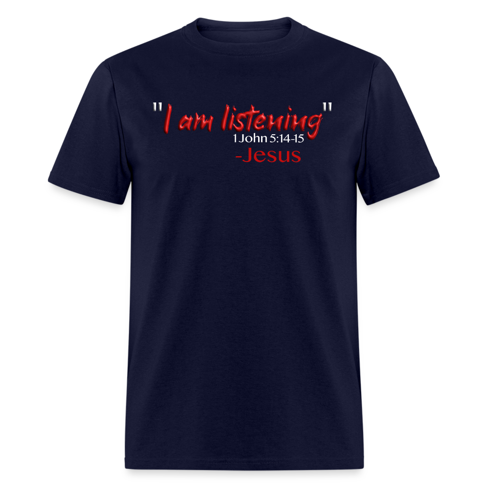 I Am Listening - navy