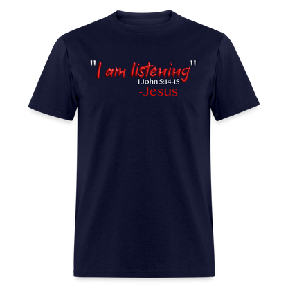 I Am Listening - navy