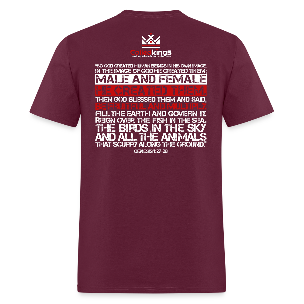 Woman Made 4 Kingdom Impact - burgundy