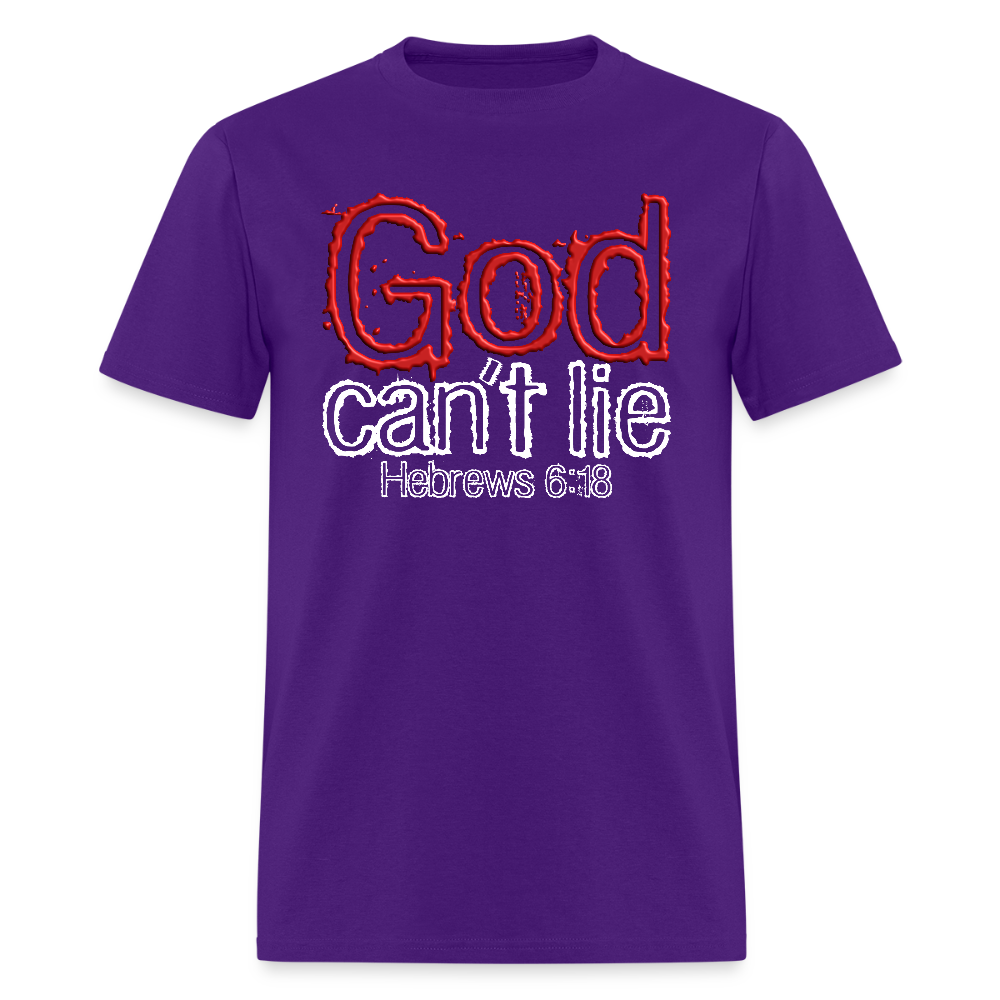 God Can't Lie - purple