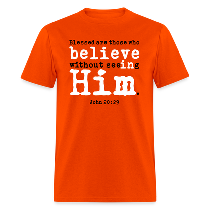 Believe in Him - orange