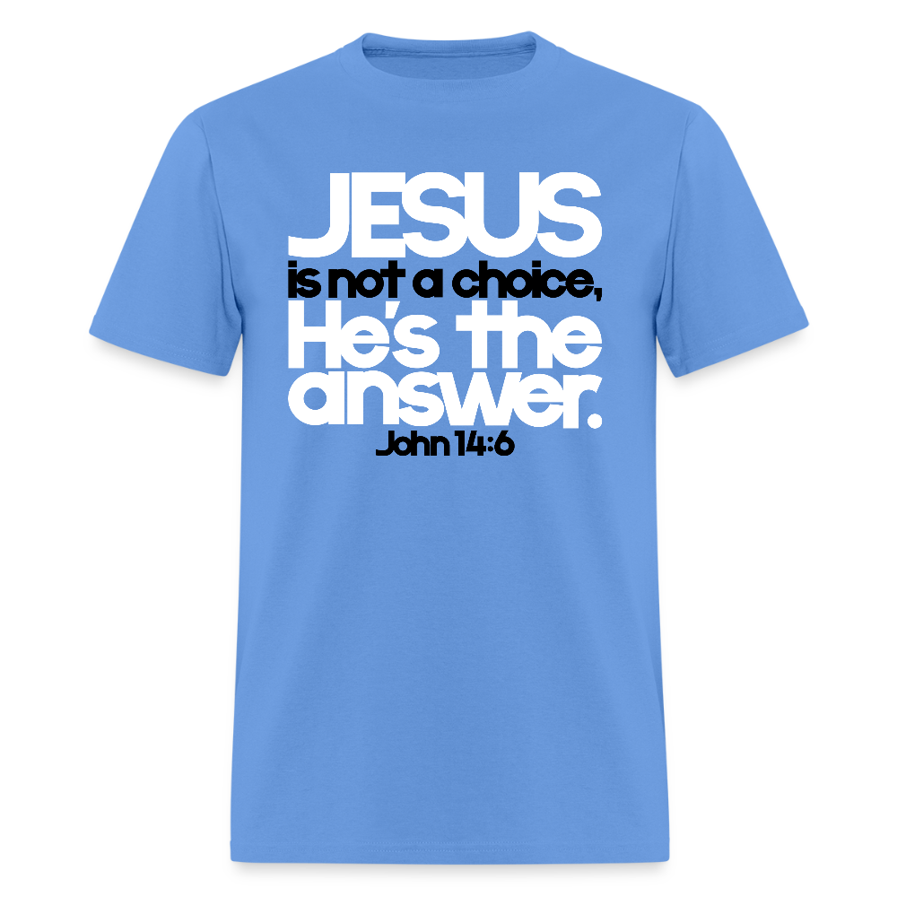 Jesus Is the Answer - carolina blue