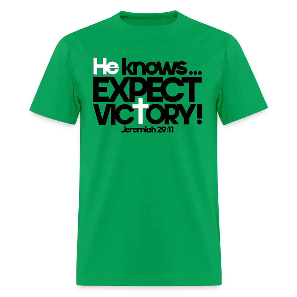 He Knows Expect Victory - bright green