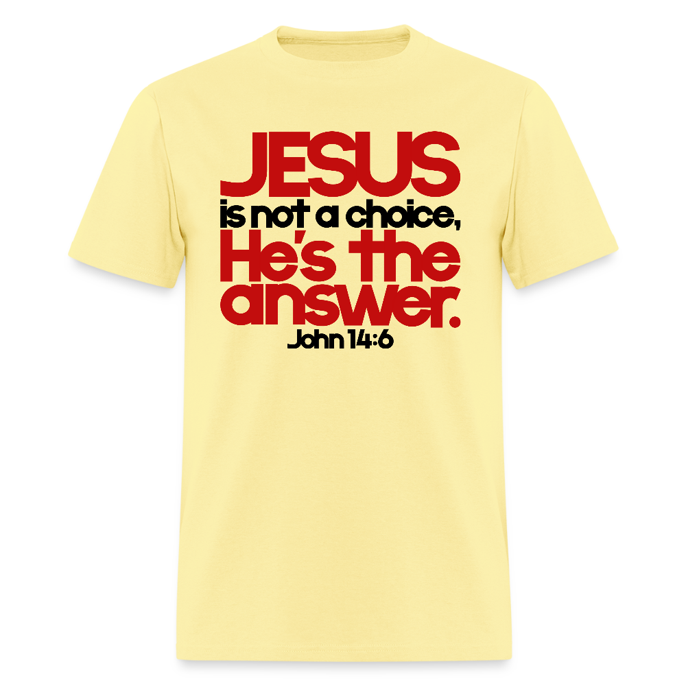 Jesus Is the Answer - cornsilk