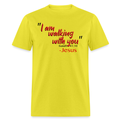 I Am Walking With You - yellow