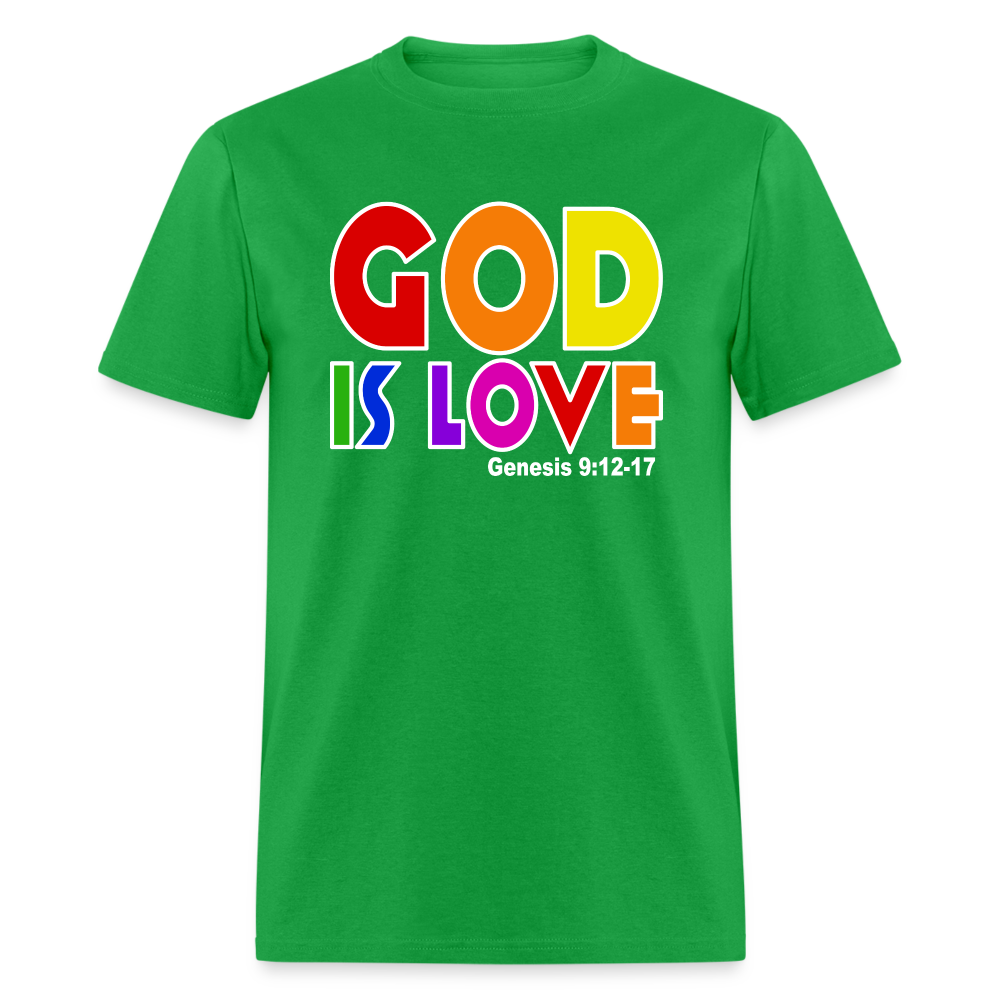 GOD is Love - bright green
