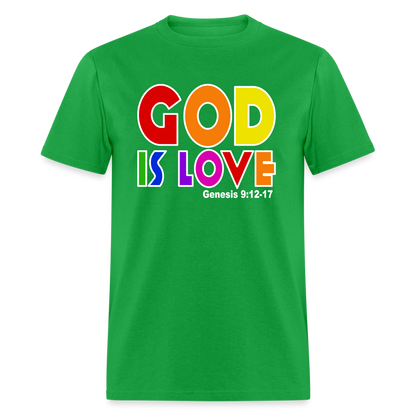 GOD is Love - bright green