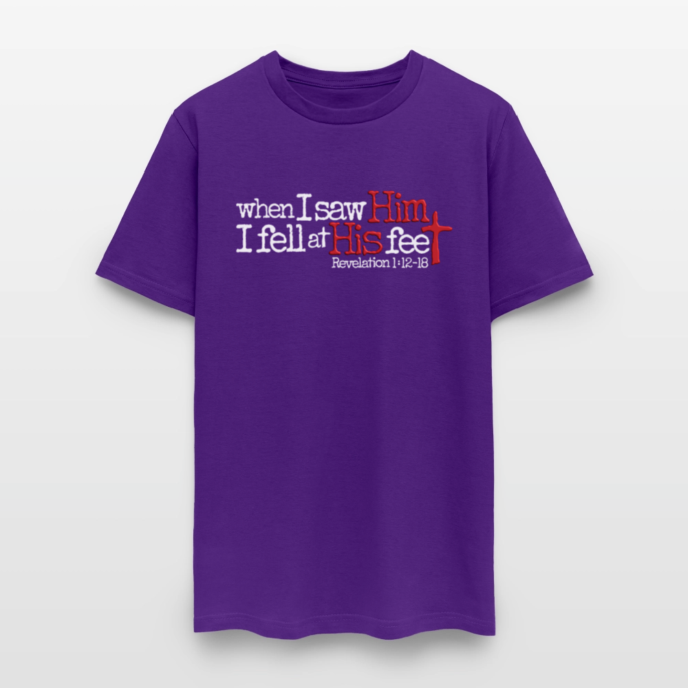 I Fell at His Feet - purple