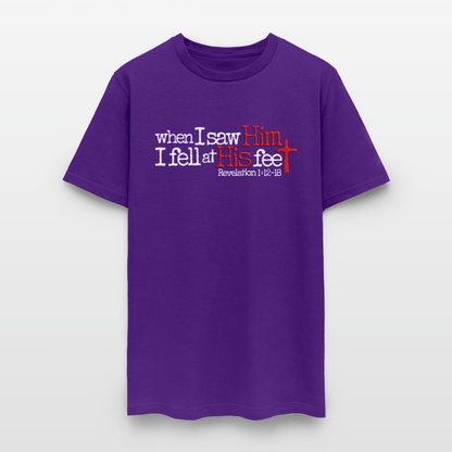 I Fell at His Feet - purple