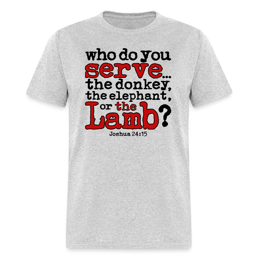 Donkey, Elephant, Or Lamb - heather gray