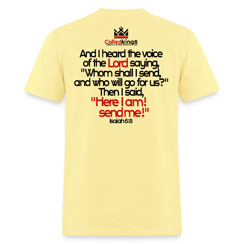 Here I am, send me - cornsilk