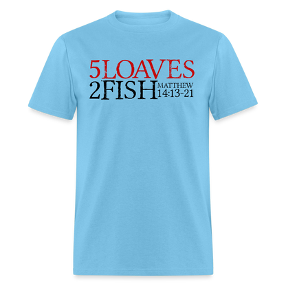 5 Loaves 2 Fish - aquatic blue