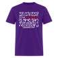 Only Thing We Contribute To Our Salvation - purple