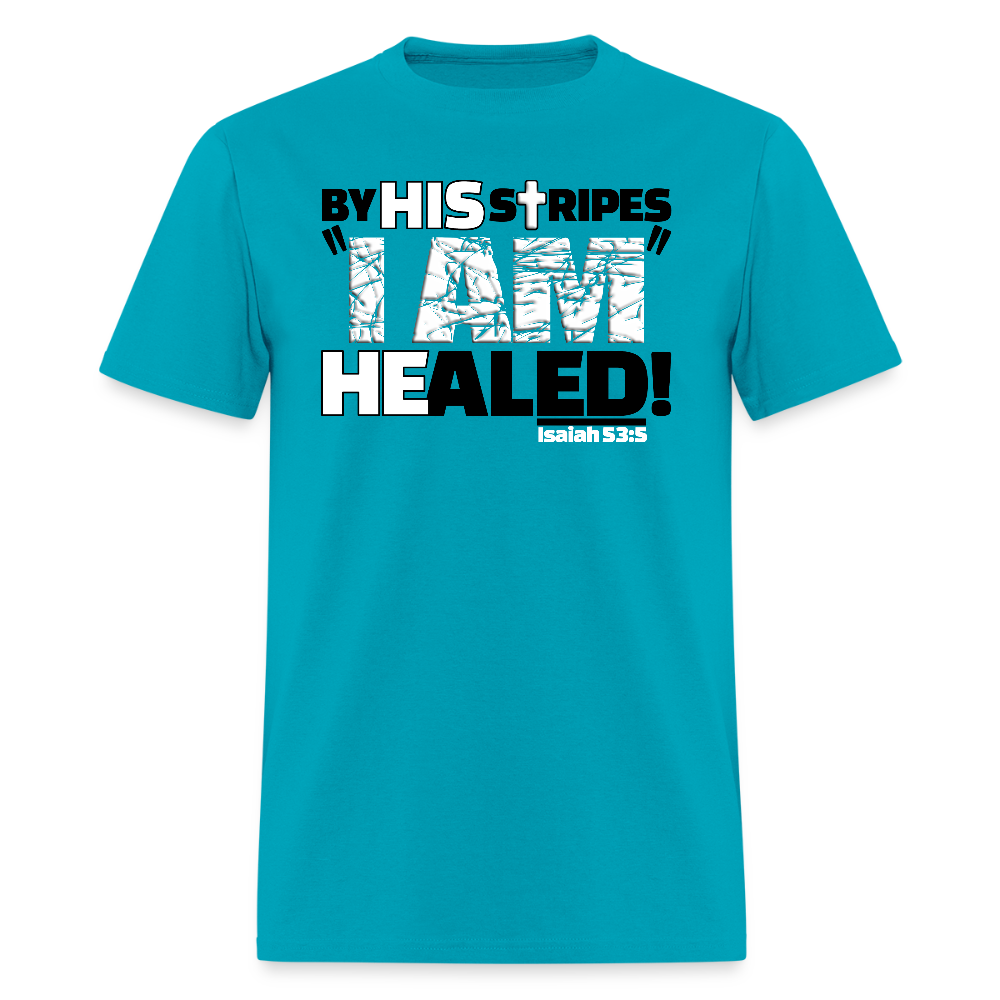 By His Stripes I Am Healed - turquoise