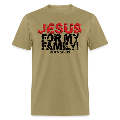 Jesus for My Family - khaki