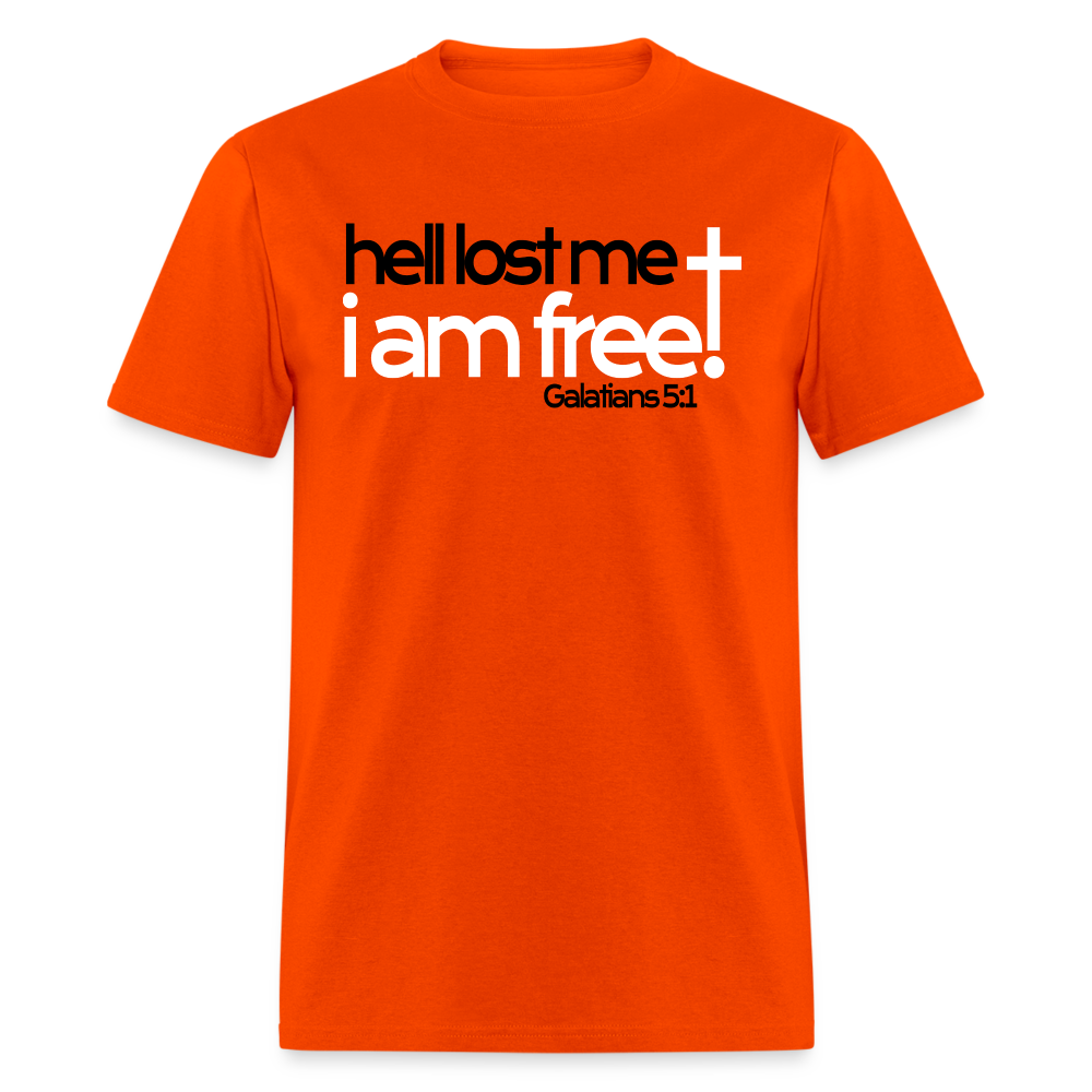 Hell Lost Me I Am Free - orange