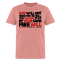 God Will Not Send You To Hell - heather mauve