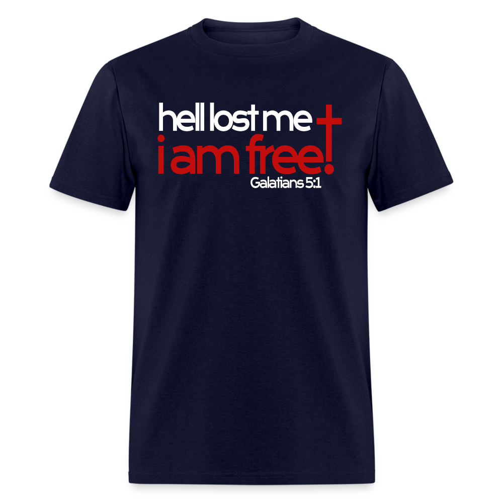 Hell Lost Me I Am Free - navy